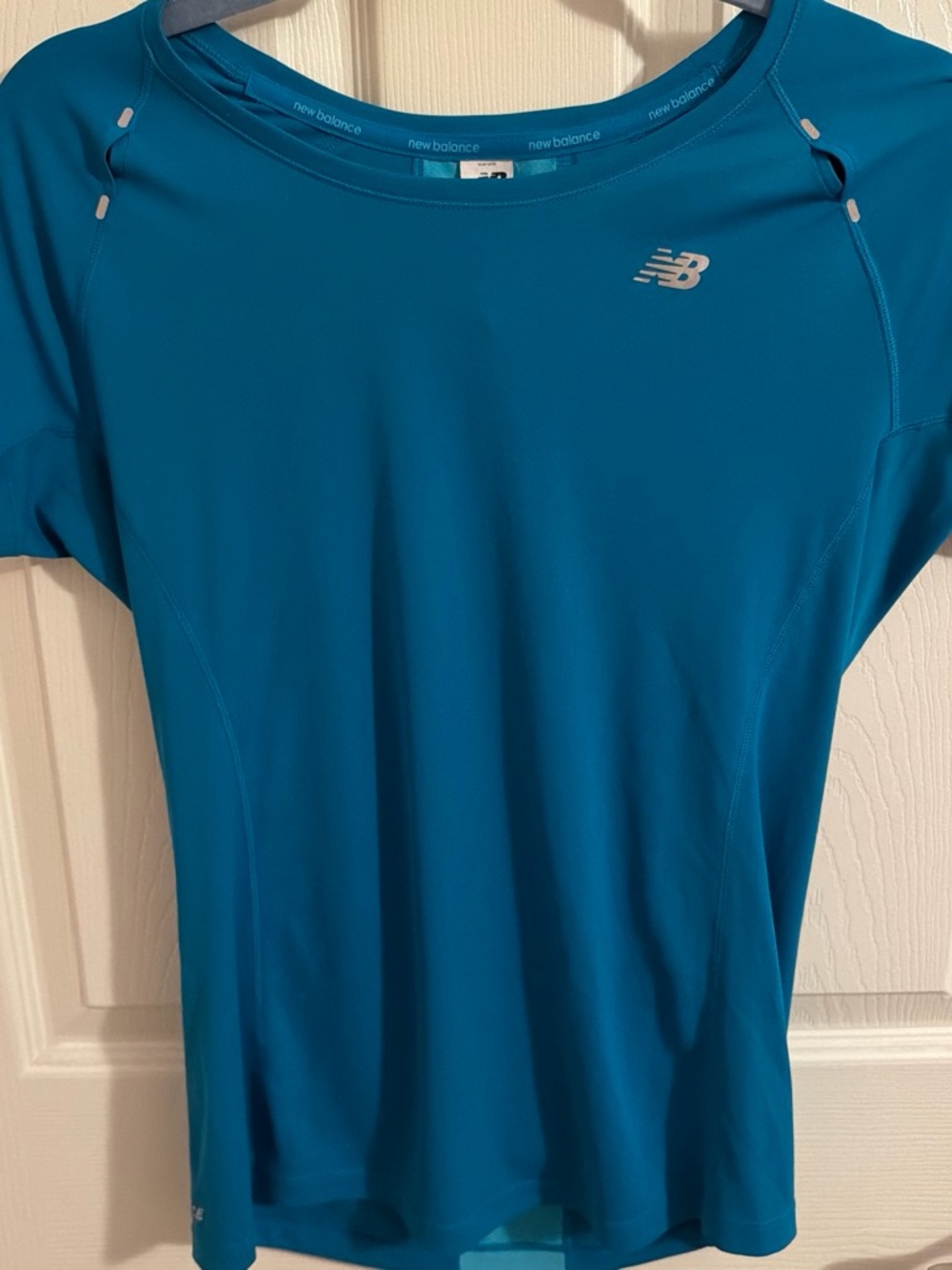 New Balance Women’s Teal Blue Short-Sleeve Athletic Tee